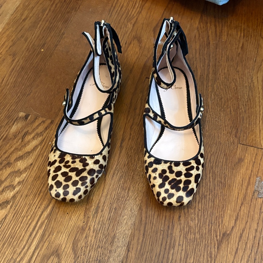 J. Crew Leopard Print Flats